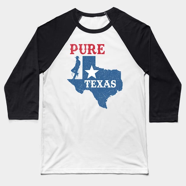 Pure Texan Baseball T-Shirt by Aratack Kinder